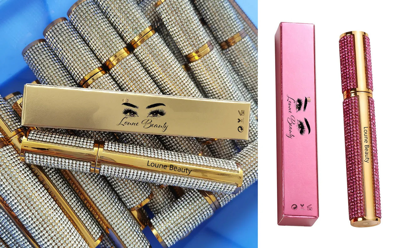 Loune Beauty Hot Pink Mascara Eye Lashes Extension.