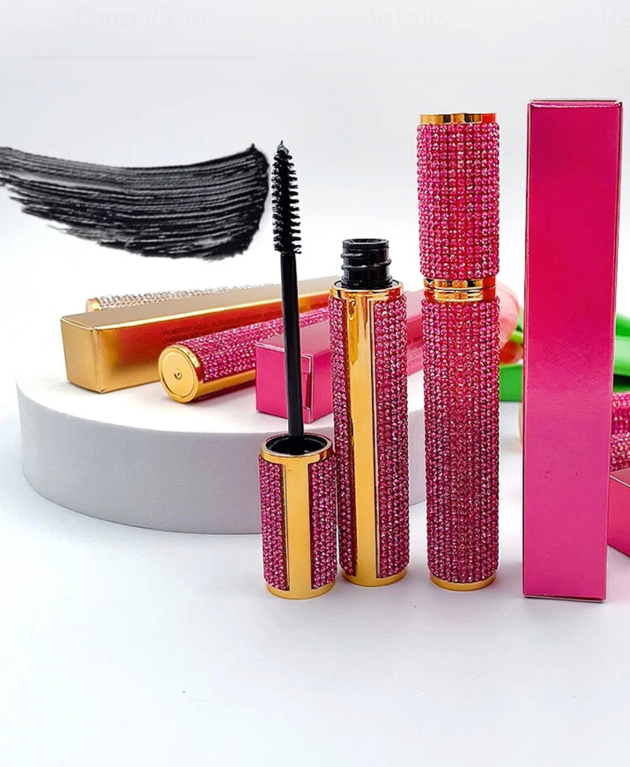 Loune Beauty Hot Pink Mascara Eye Lashes Extension.