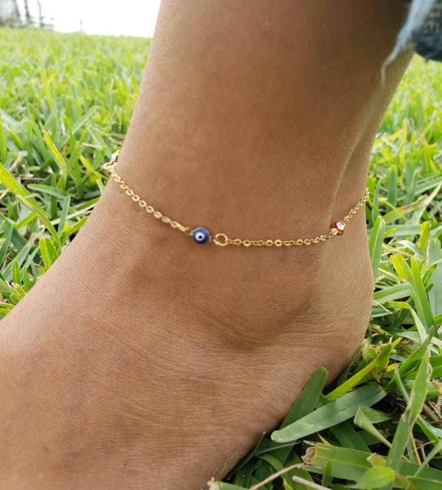 EVIL EYE ANKLET