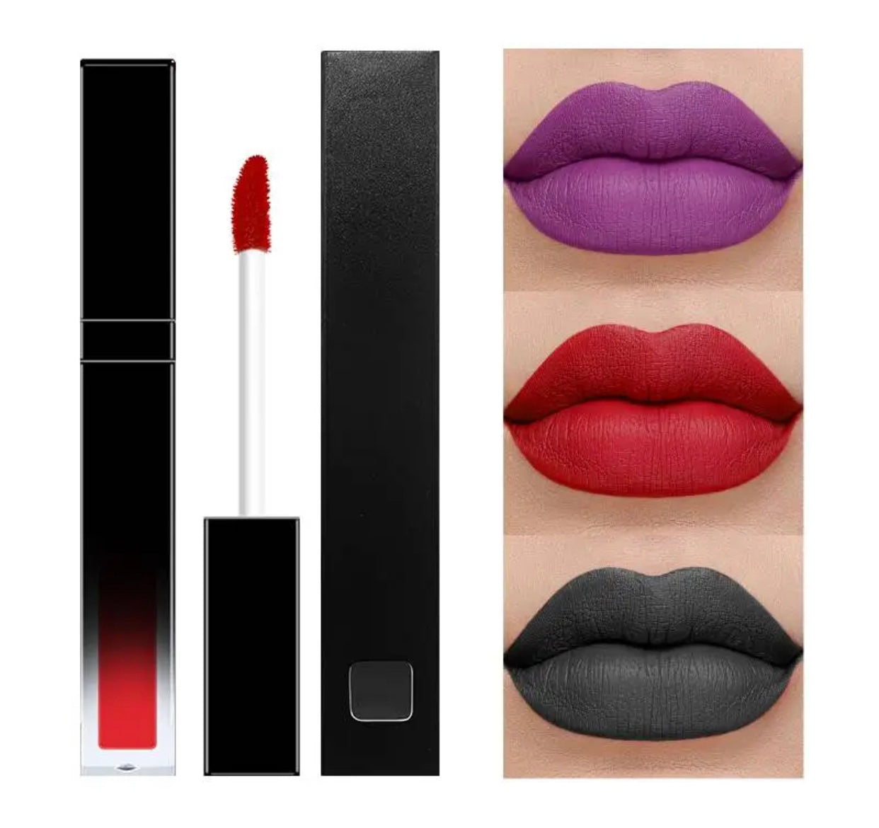 Loune Beauty Cosmetic Long Lasting Lipstick Waterproof Makeup Matte Liquid Lipstick.