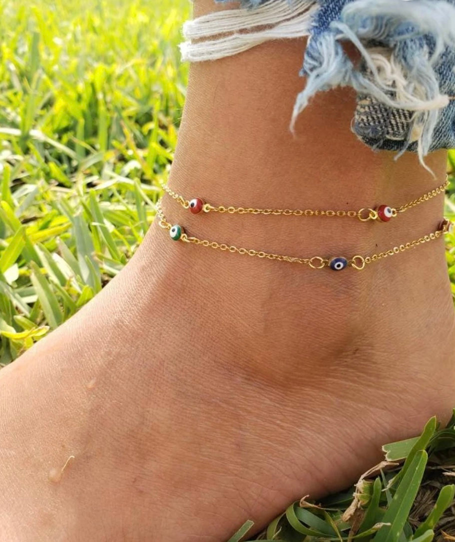 EVIL EYE ANKLET